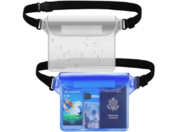 Bolsa de Cintura AQUAFORGE nylon grande capacidade leve para academia