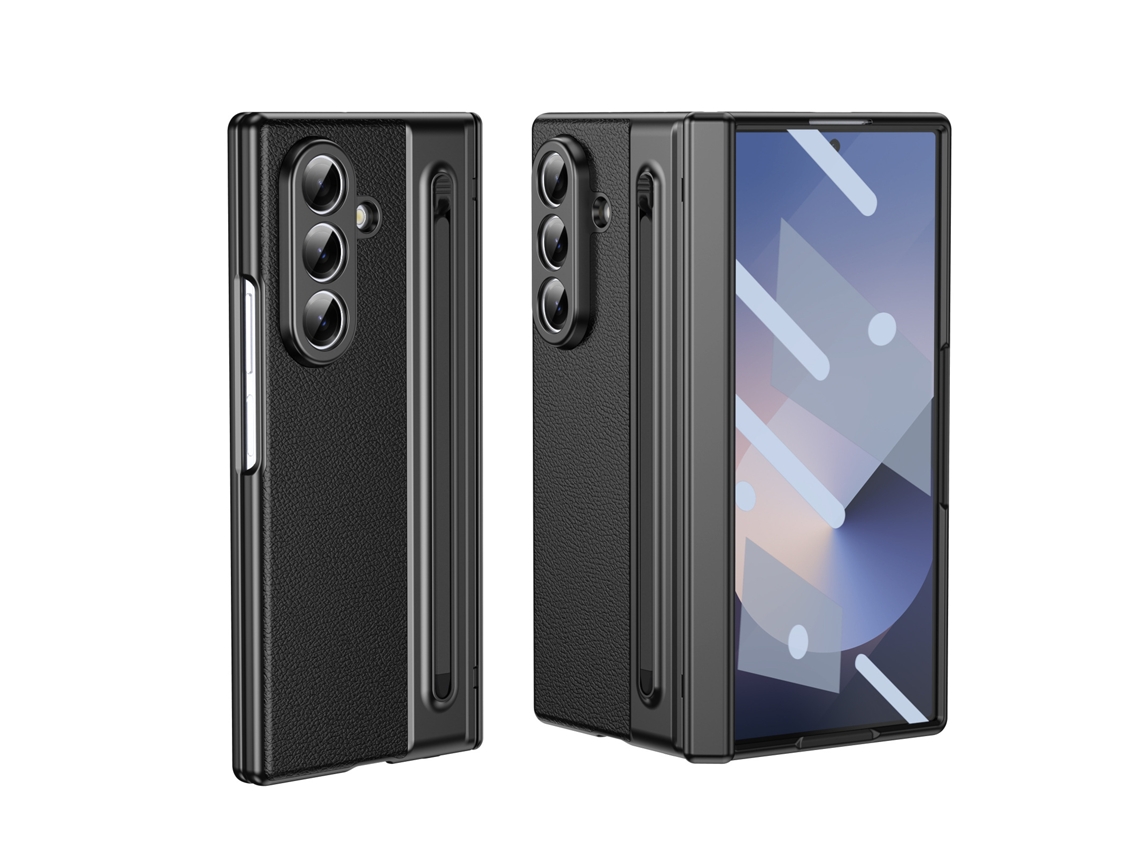 Capa Para Samsung Galaxy Z Fold8 Ultra, Capa Protetora De Película Temperada Tudo Em Um Gertiz (preto)