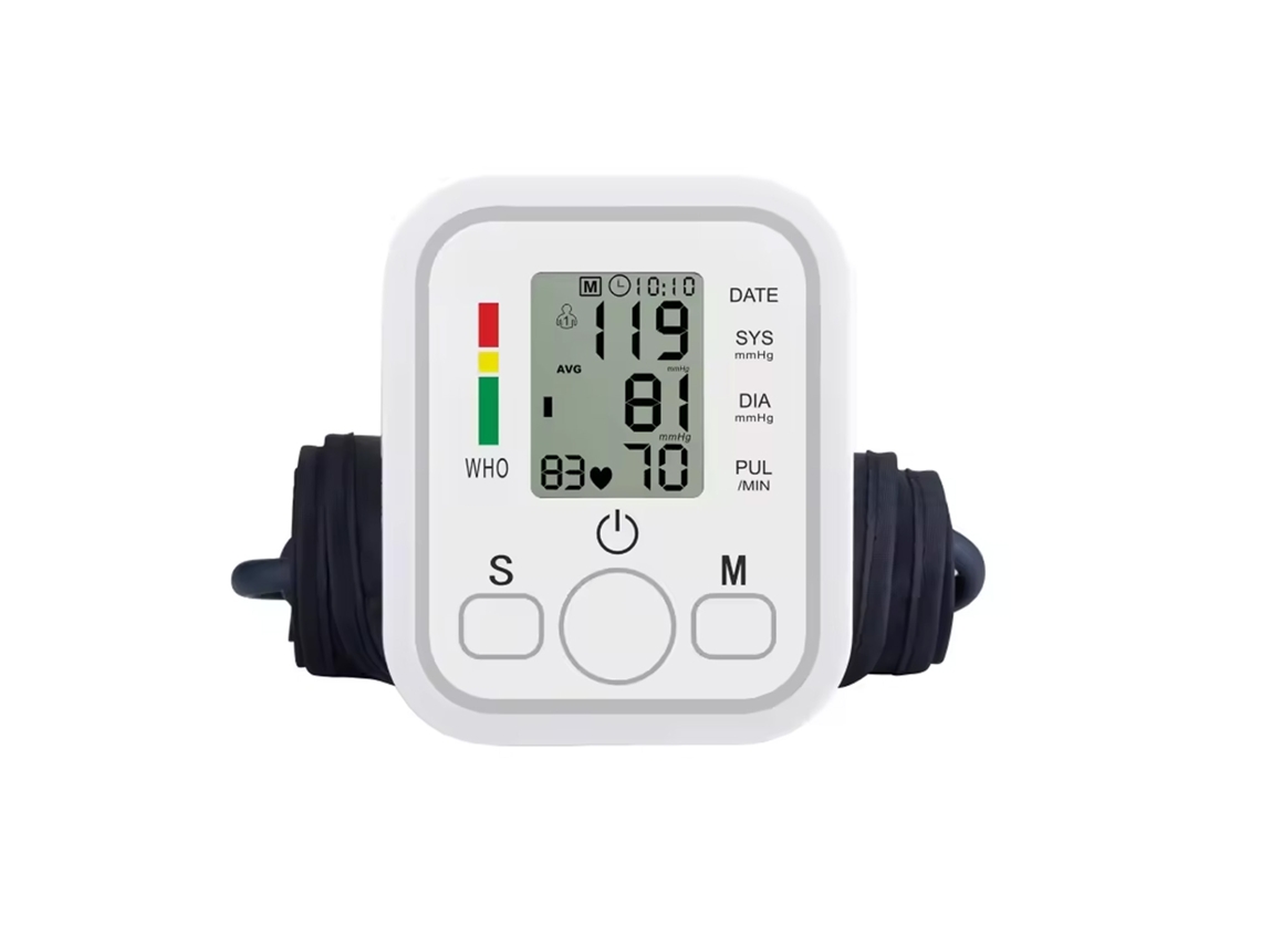 Monitor De Pressão Arterial Digital De Braço Com Medição Precisa Pressão Arterial E Pulso