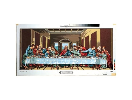 Canevas Pénélope Antigo A Última Ceia 65x130cm Margot