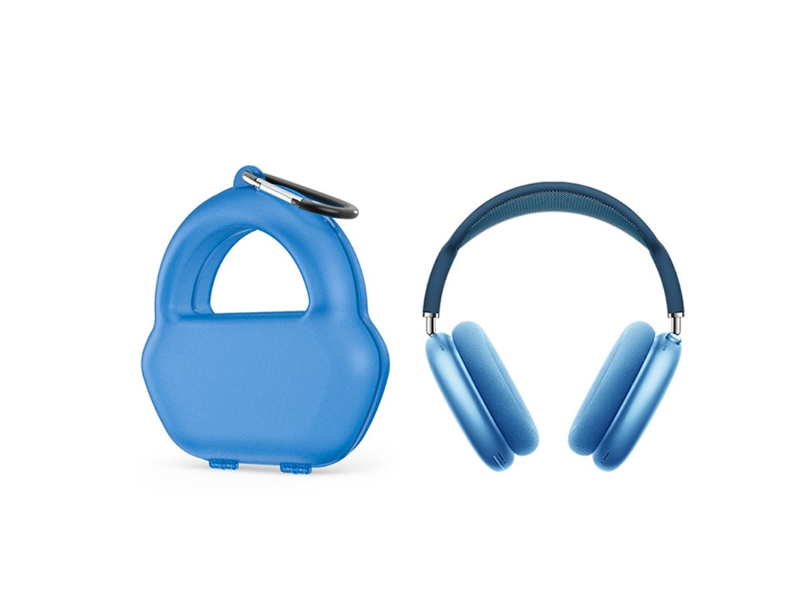 Estojo De Viagem Portátil Apple Airpods Max Azul Brilvibera
