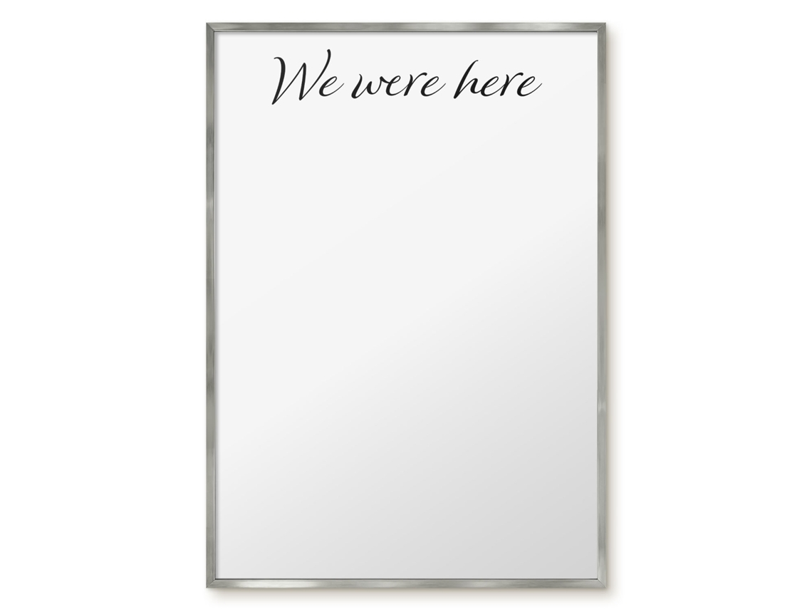 Magnetic Glass Board We Were Here For The Hall Espelharte (70x100 Cm)