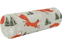 Almofada Decorativa Redonda para Yoga Raposas Suporte Ergonômico Fácil de Limpar Ideal Viagens, Casa e