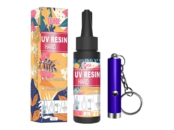 Mali kit de Resina Uv Transparente Dura com Ferramentas para Moldagem e Revestimento Cura Rápida