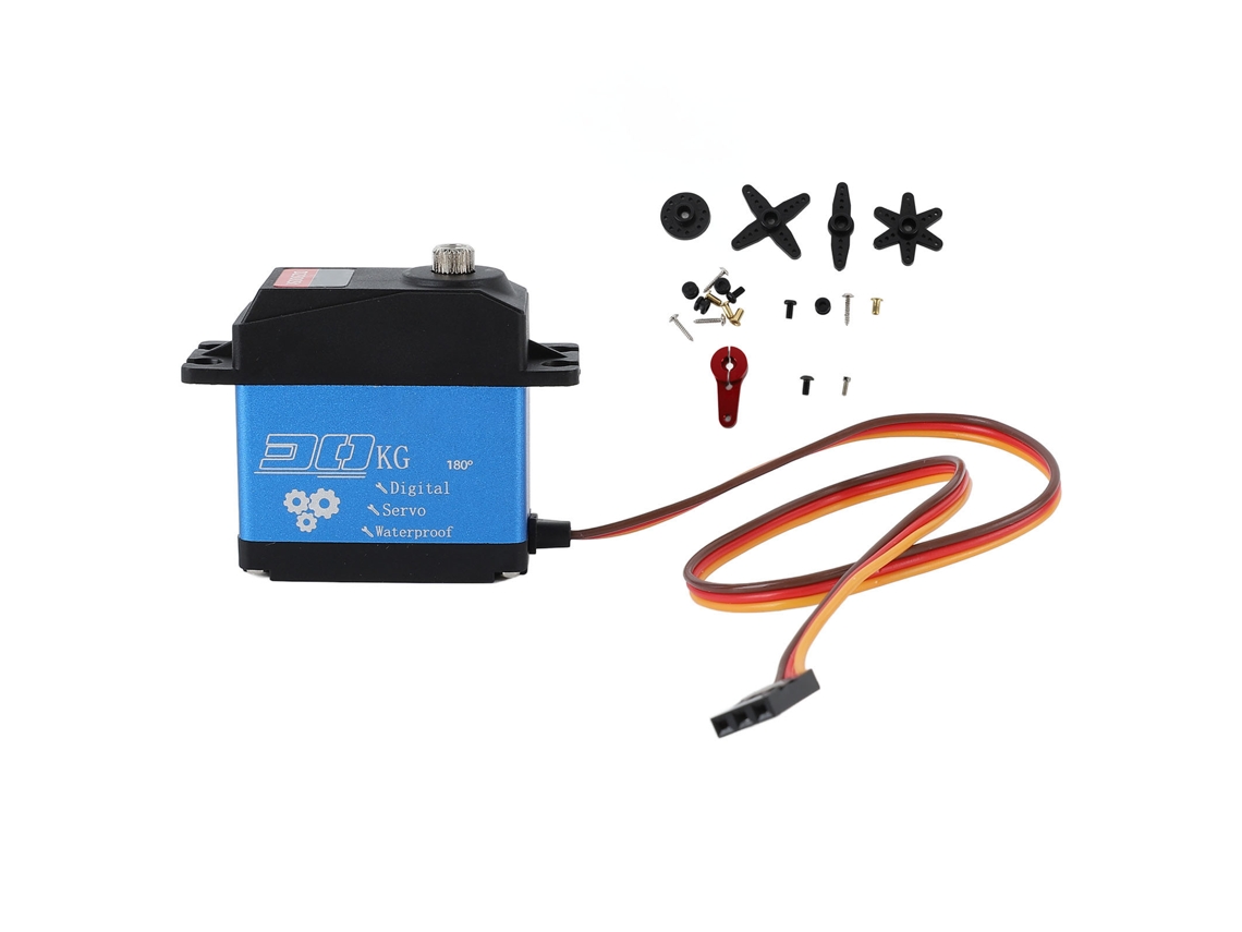 Servo Rc Laxiscreed 30kg De Alta Torque Para Robôs E Navios