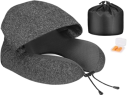 Lurelia Almofada Auricular, Espuma Viscoelástica, Ergonómica, Ortopédica, Respirável, Removível, 12v Carro, Capuz, Apoio, Máscara Olhos