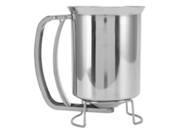 Distribuidor De Massa Panqueca Aço Inoxidável, Pourer Portátil Para Assar Muffins Cupcakes