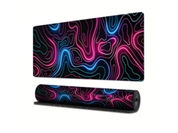 Tapete Gaming - Mouse Pad - Secretária - Teclado E Rato - Antiderrapante - 80x30x0,3 Cm