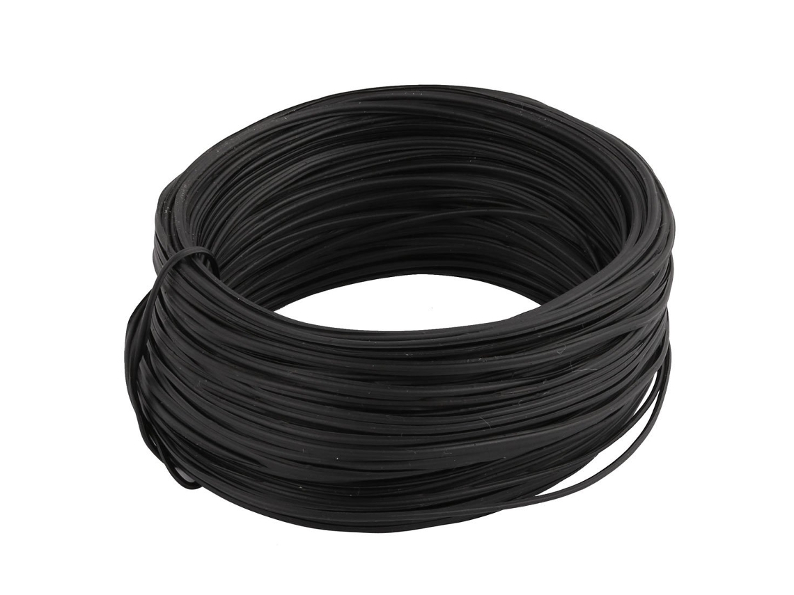 Fio de Ferro Eletrogalvanizado Revestido Pvc Preto Yg141 com Diâmetro 0,9 Mm CHABERLU