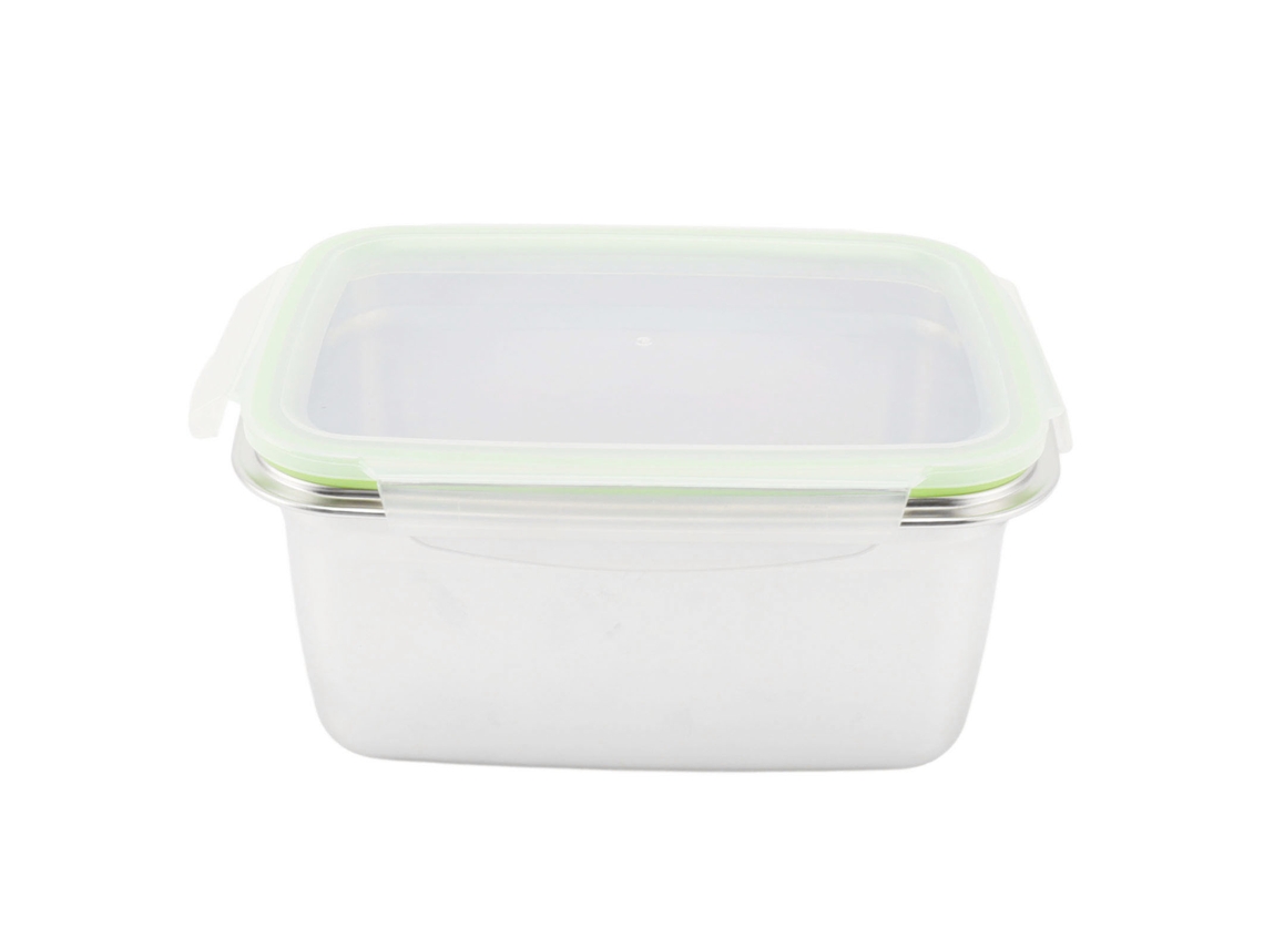 Caixa de Bento de Aço Inoxidável, 2800ml, Resistente a Vazamentos | S/MARCA