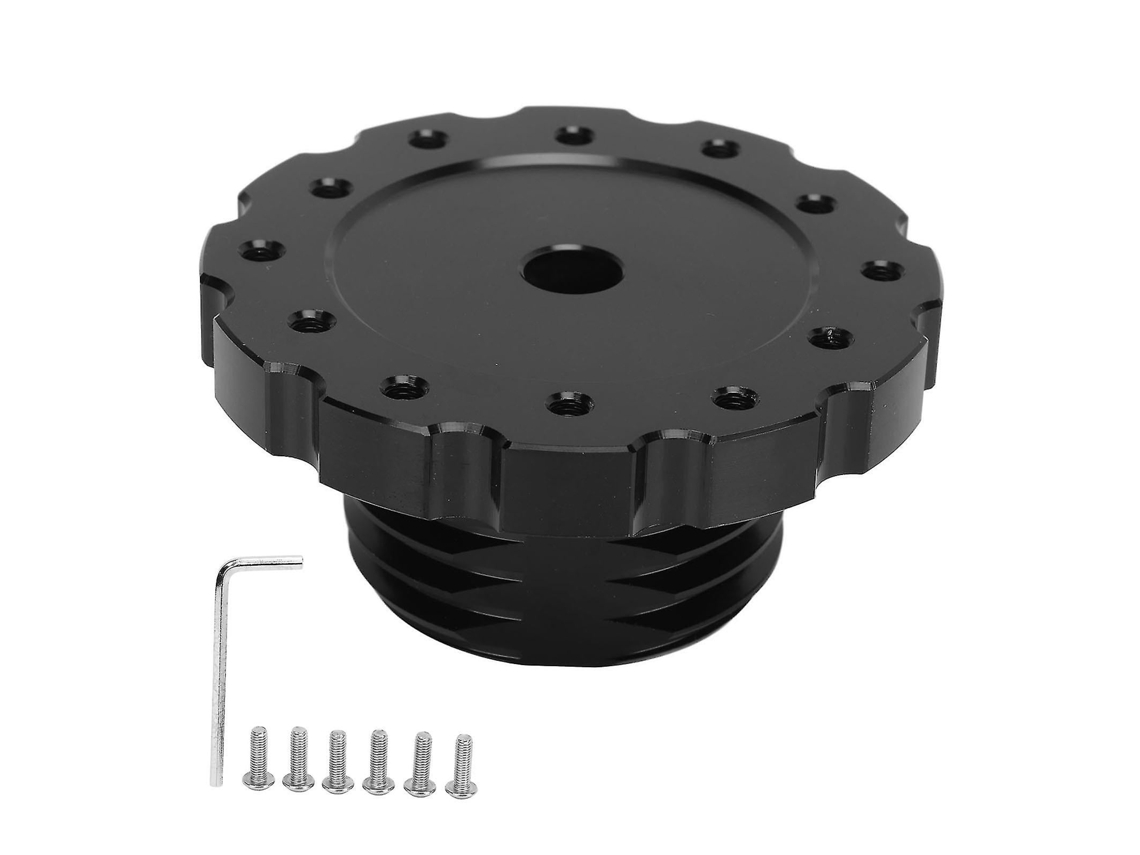 Adaptador De Volante Lurelia 73 Mm, Compatível Com T300/t500/thrustmaster, Construção Em Alumínio, Preto