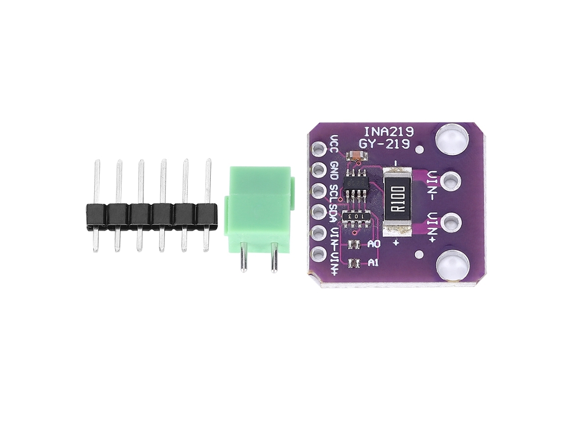 Módulo Sensor de Corrente Digital de Alta Precisão Gy Ina219 com Conector de Pinos
