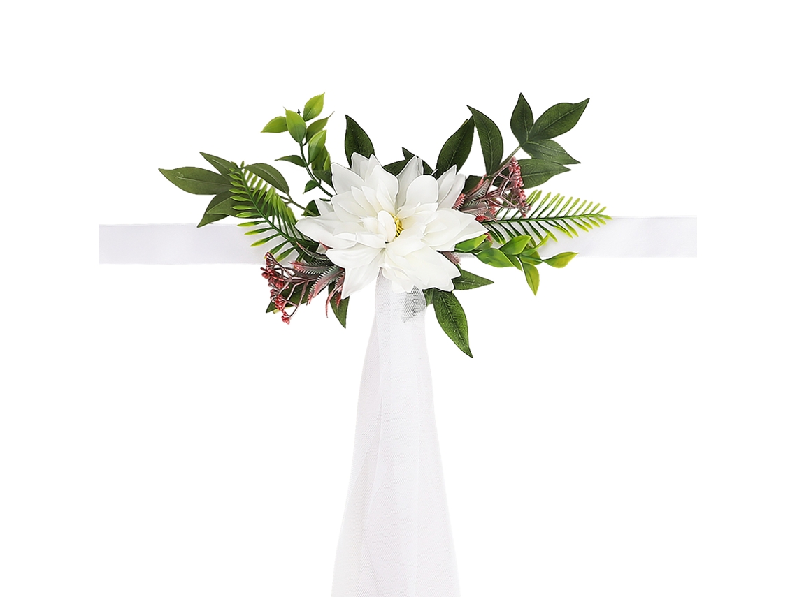 Flor Artificial Decorativa Para Cadeira Personalizada Mínimo 60 Pedidos