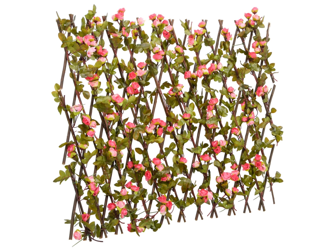  artificial Ivy Trellis, artificial Ivy Trellises Vidaxl Cor-de-rosa Pvc (180 X 60 Cm)