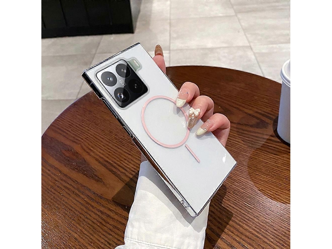 Capa Para Xiaomi 15 Pro Compatível Com Capa Traseira Magsafe Clear Slim Para Pc