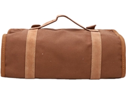 Bolsa De Viagem Para Garçom, Bolsa De Lona Com Alça Ombro Para Festas Internas E Externas, Marrom