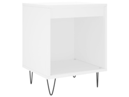 Mesa de Cabeceira Derivados de Madeira Branco MAISON EXCLUSIVE (40x35x50 cm)