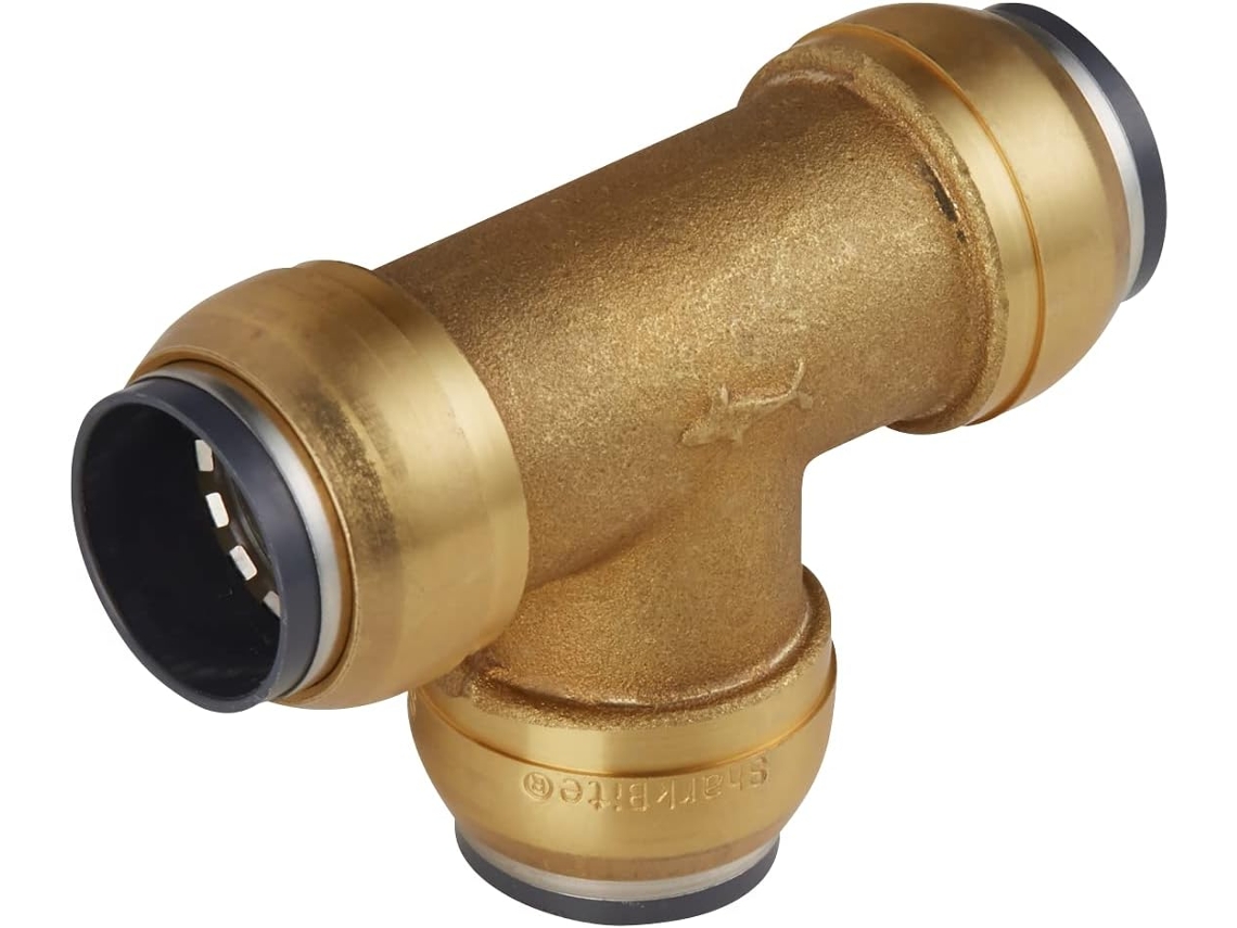 Conexão Em T De Latão Sba28et Com Diâmetro De 28 Mm