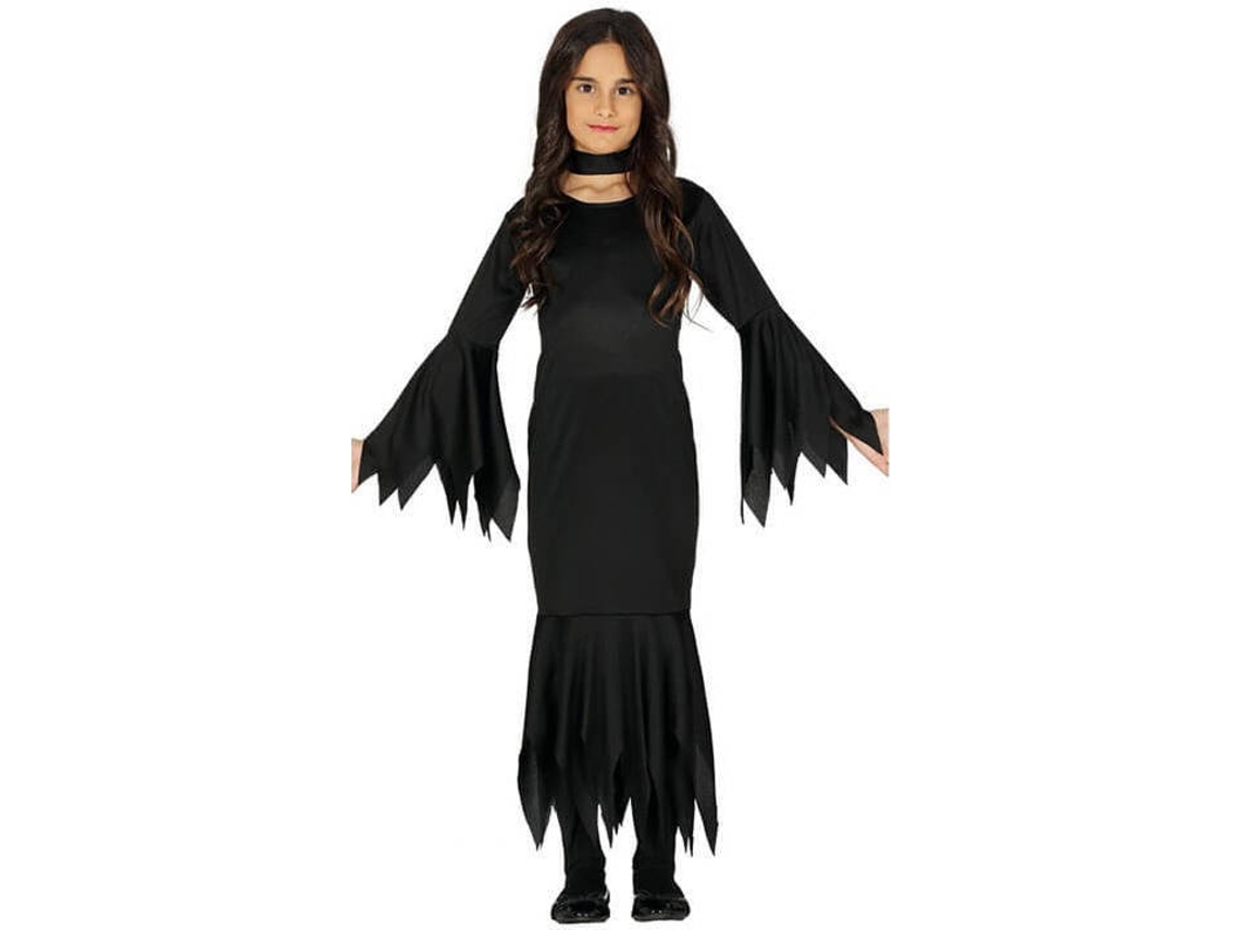 Fato de Menina DISFRAZZES Feiticeira Preto (Tam: 7 a 9 anos)
