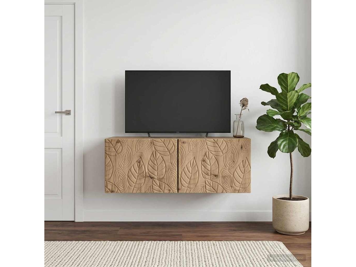 Vidaxl Gabinete De Tv De Parede 59,5 X 41 X 30 Cm Carvalho Arttisan