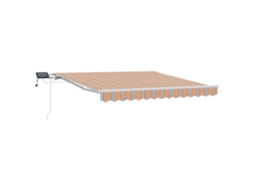 Conjunto 1 Toldo Retrátil Vidaxl Multicolorido Tecido (350 X 250 Cm)
