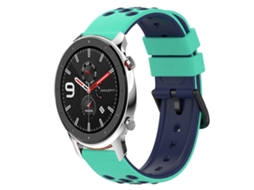 Pulseira De Silicone Bicolor Para Amazfit Gtr 42mm 20mm