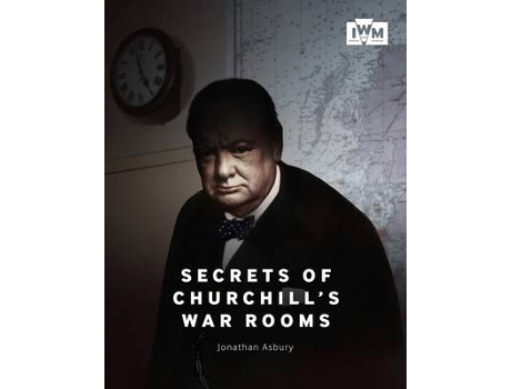 Livro secrets of churchill's war rooms de jonathan asbury (inglês)