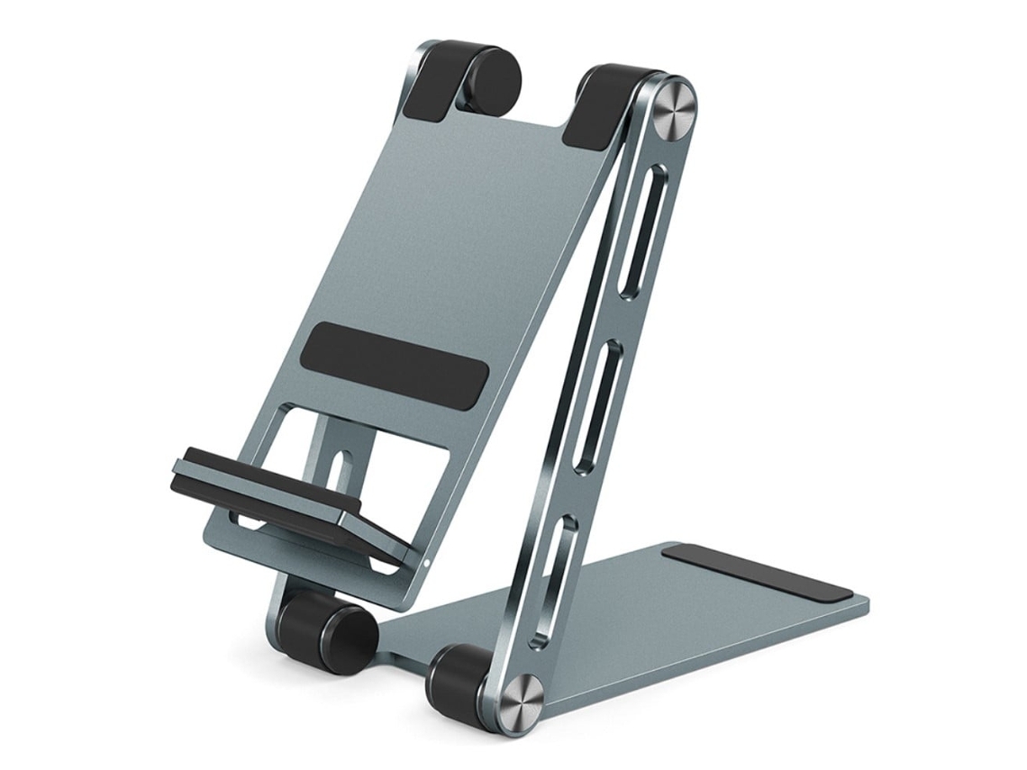 Suporte De Mesa Universal Em Alumínio - Cinza