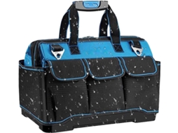 Bolsa para ferramentas elétricas com armazenamento ergonômico, impermeável e durável.