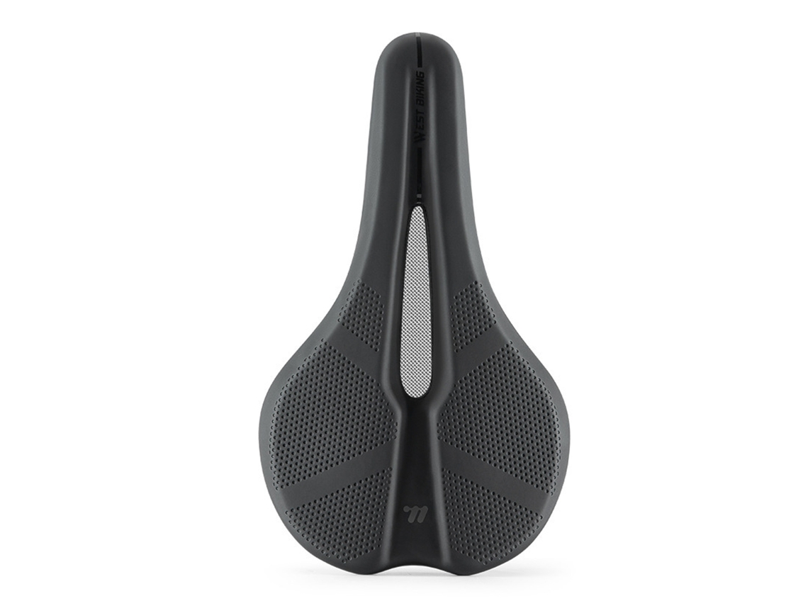Sela de Bicicleta Mali com Design Oco Ventilado Confortável Leve Pu Couro