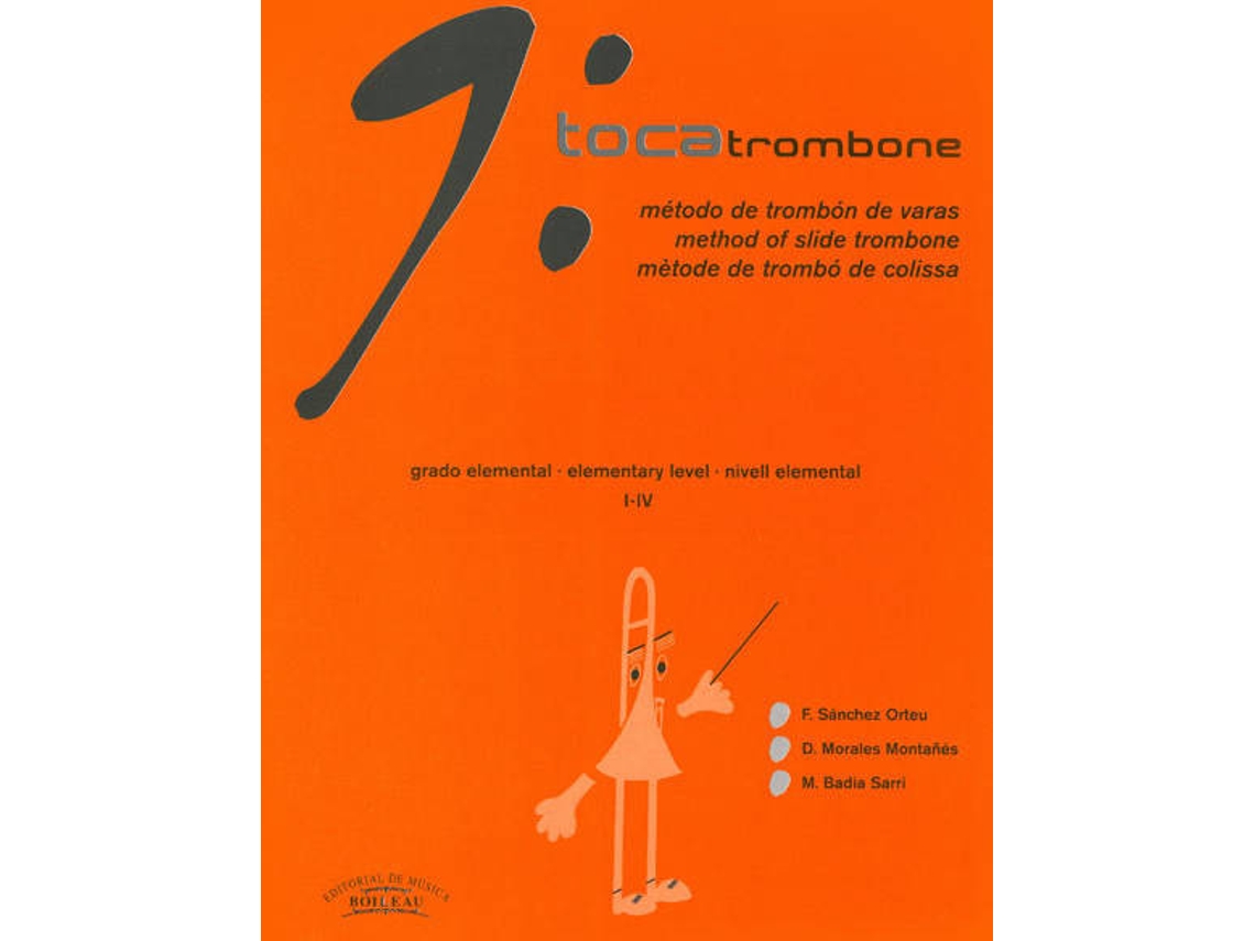 Livro TrocatromboneMétodo De Trombón De Varas de S Orteu (Espanhol)