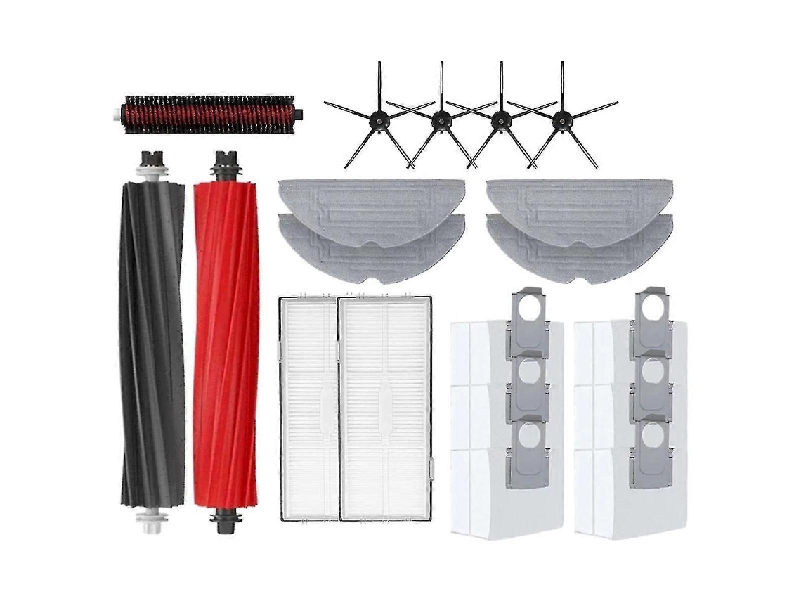 Acessórios Para Aspirador Robô S8 S8 Pro Ultra S8+: Esfregão, Pano, Sacos Para Aspirador, Escova Lateral, Filtro.
