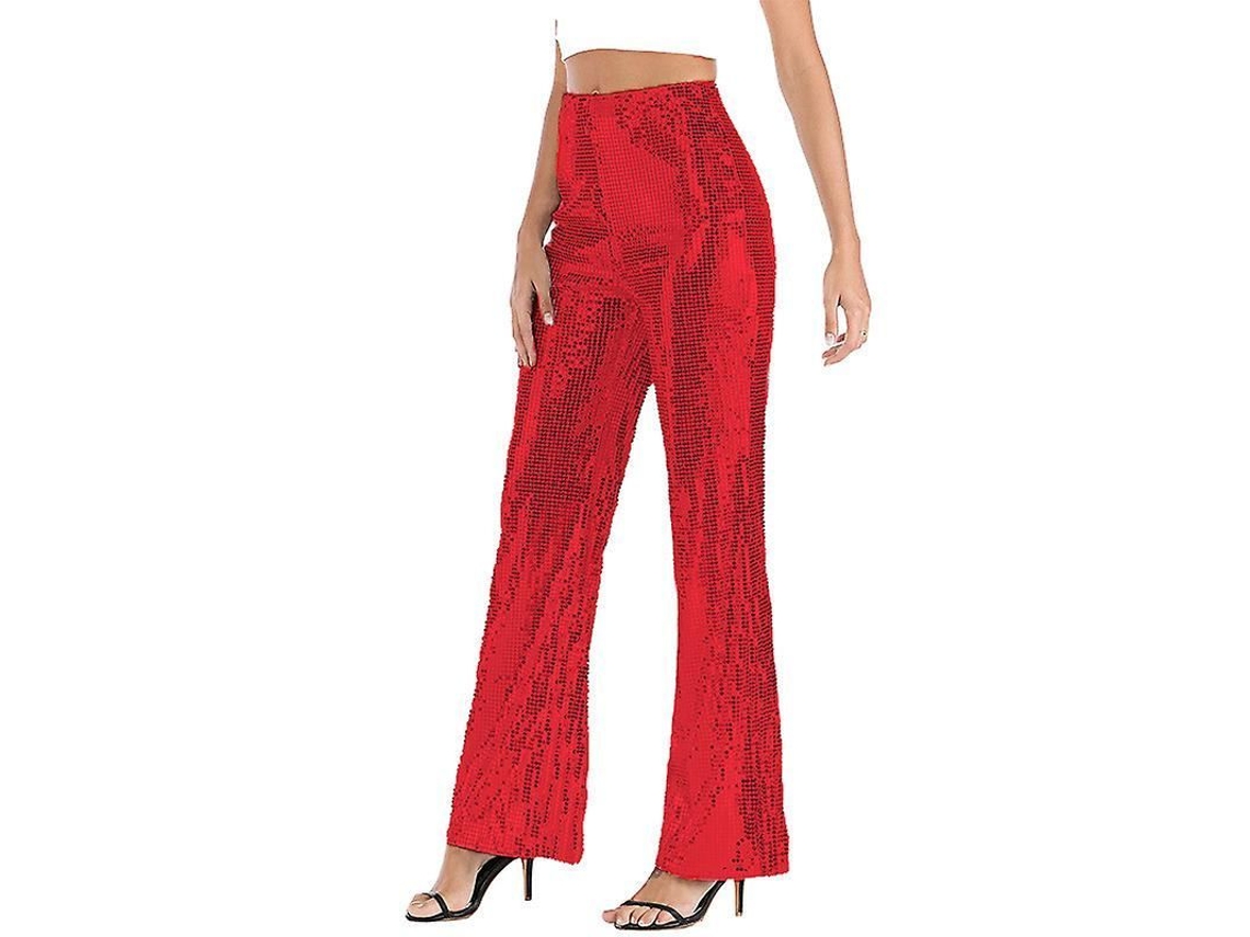 LEGGINGS de Metal Fasst para Mulher, Cintura Alta, Brilho | S/MARCA