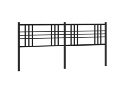 Headboard, Headboards Vidaxl Preto Aço (200 Cm)