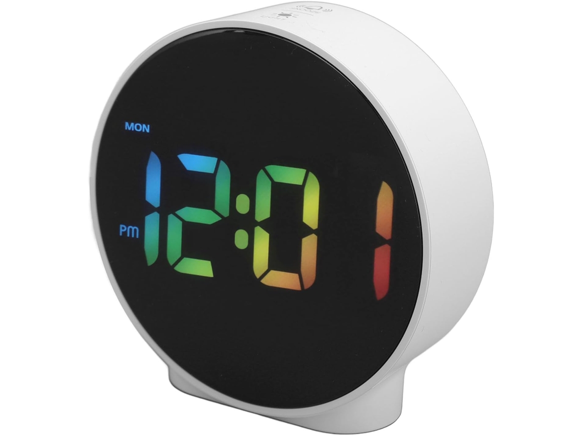 Despertador, Despertador Elétrico Inovador Multifuncional Led De 4 Polegadas, 3 Níveis De Brilho, Al Gokoco