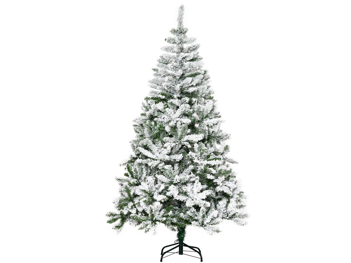 Árvore de Natal Artificial PVC e Aço cor Verde Ø105x180cm HOMCOM