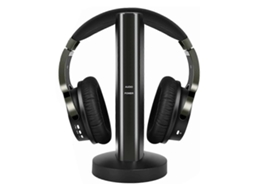 Fones De Ouvido Hi Fi Sem Fio Supra Auriculares Com Transmissor Rf Digital De 2,4 Ghz Brilvibera