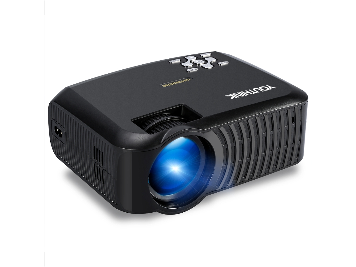 Laxiscreed T22l Projetor Led Portátil Com Hdmi, Suporte 1080p E Design Compacto Preto Para Entretenimento