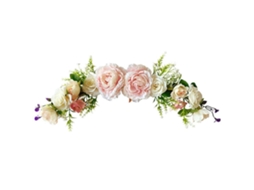 Laxiscreed Guirlanda De Flores De Peónia Artificial Para Casamentos E Decoração De Porta