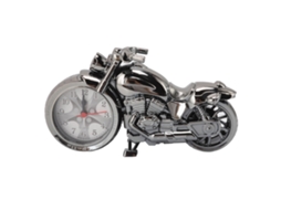 Relógio Despertador Moto Vintage Simulação Dourado Escuro 168b