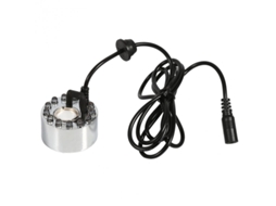 Humidificador 20Mm 12 Led Nebulizador Fonte de Água para Lagoa Atomizador Mini