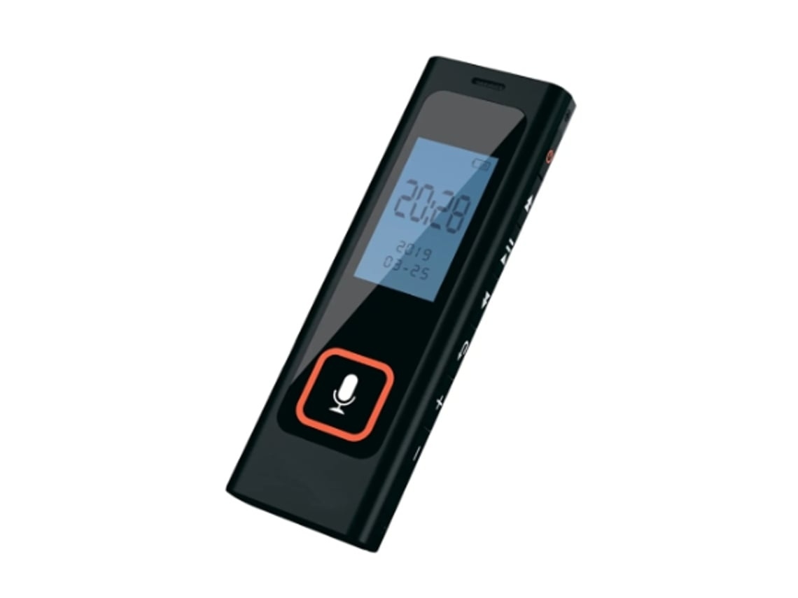 Lurelia Gravador De Voz Digital 8gb Com Usb, Ativação Por Voz, Redução De Ruído Para Reuniões, Palestras - Preto