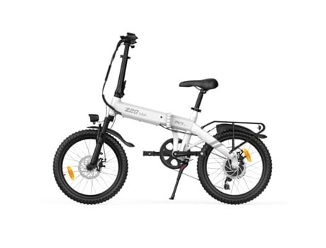 Bicicleta Elétrica Pvy Z20 Pro Evo Motor 250w Bateria 36v14.5ah Pneus De 20 Polegadas Travões De Disco Mecânicos Branco