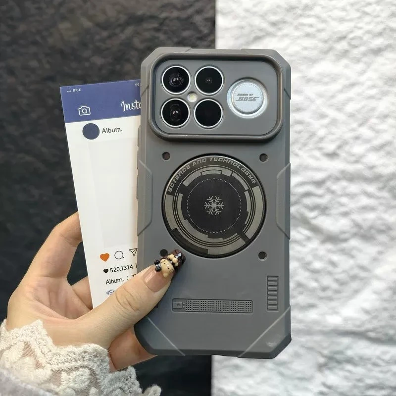 (cinza, Poco F8 Ultra) Capa Protetora Espessa, Resistente A Impactos E Com Dissipação De Calor, Para Proteção Da Estrutura.