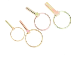 Caneta De Segurança Amarela, Sólida E Durável Da Zinkklynnnadel Para Cadeados.
