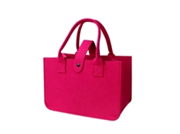 Sacola Dobrável de Feltro Resistente a Rasgos, Ideal para Compras, Piqueniques e Uso Diário. Amarela. GOKOCO