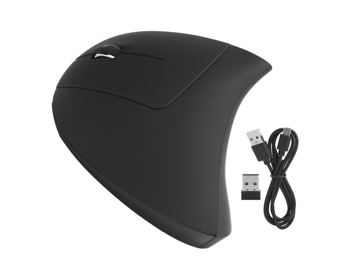 Baoj-2026novomouse Ergonomia Vertical Sem Fio Para Mão Esquerda