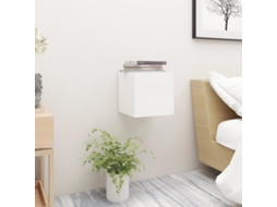 Vidaxl Mesa De Cabeceira 30,5x30x30 Cm Derivados De Madeira Branco