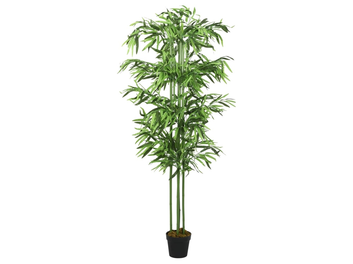 Vidaxl Árvore De Bambu Artificial 240 Folhas 80 Cm Verde