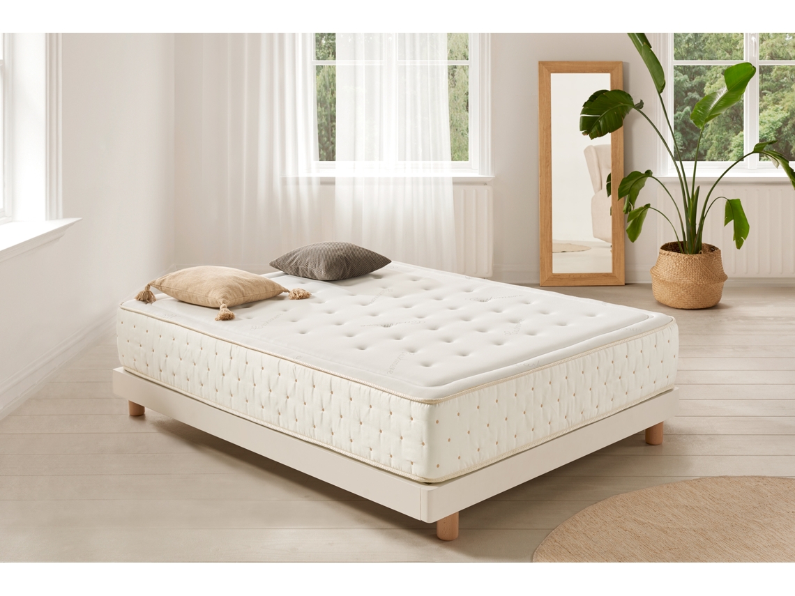 Colchão MOONIA Premium Cashmere (200 x 200 cm - Espuma de Memória Viscoelástica)